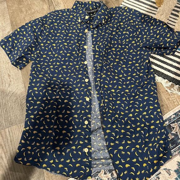 Nick Graham small banana button down - Picture 1 of 7